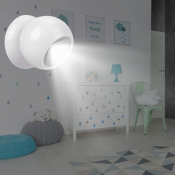 Lampka LED COB magneryczna kula 3 tryby baterie 3xAAA [22210000681]
